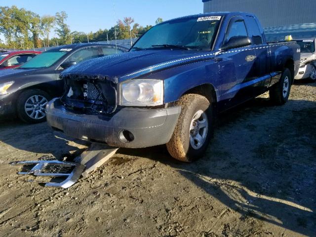 dodge dakota 2005 vin 1d7hw22kx5s332136