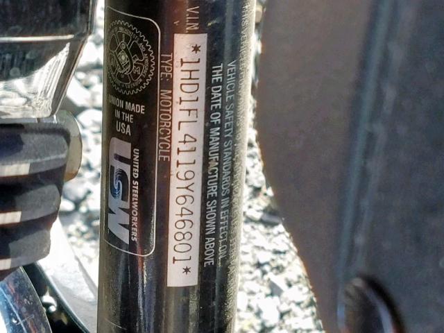 2009 HARLEY-DAVIDSON FLHTCU 1HD1FL4119Y646801