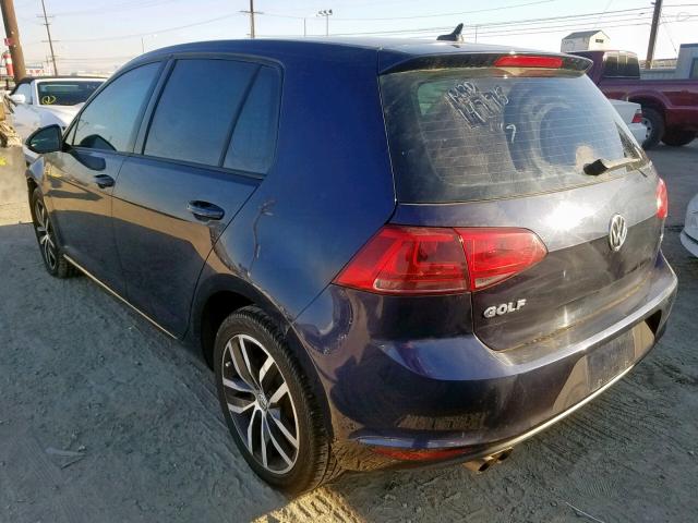 volkswagen golf 2015 vin 3vw217au7fm013136