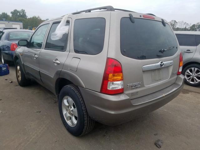 mazda tribute 2001 vin 4f2yu09131km09991