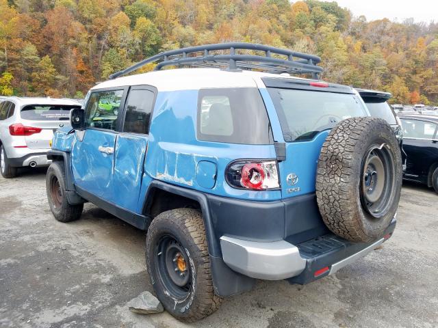 Salvage Certificate 2012 Toyota Fj Cruiser 4dr Spor 4 0l 6 For