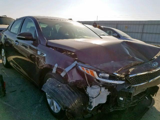 Седаны KIA OPTIMA 2017 Бургунди