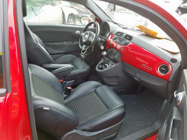 Salvage Title 2014 Fiat 500 Hatchbac 1 4l 4 For Sale In Memphis