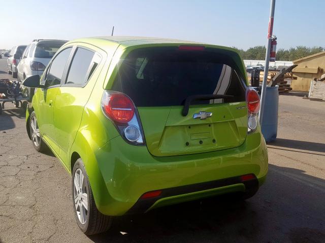 Salvage Certificate 2014 Chevrolet Spark Hatchbac 1 2l 4 For Sale