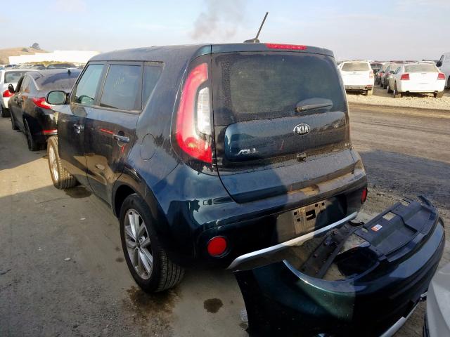  KIA SOUL 2018 Синий
