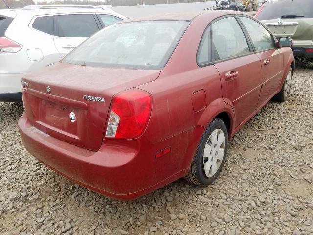 suzuki forenza 2006 vin kl5jd56z96k376789