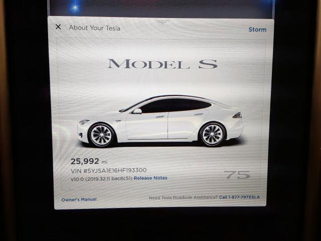 2017 Tesla Model S للبيع في New Braunfels Tx Lot 55322799