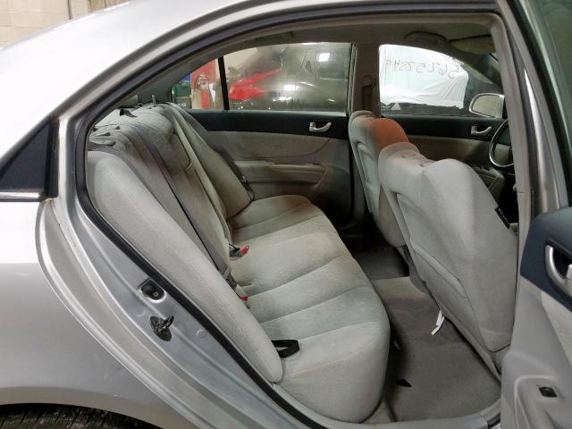 2007 Hyundai Sonata Gls 2 4l 4 Zum Verkauf In Blaine Mn Auktionsnummer 56252849