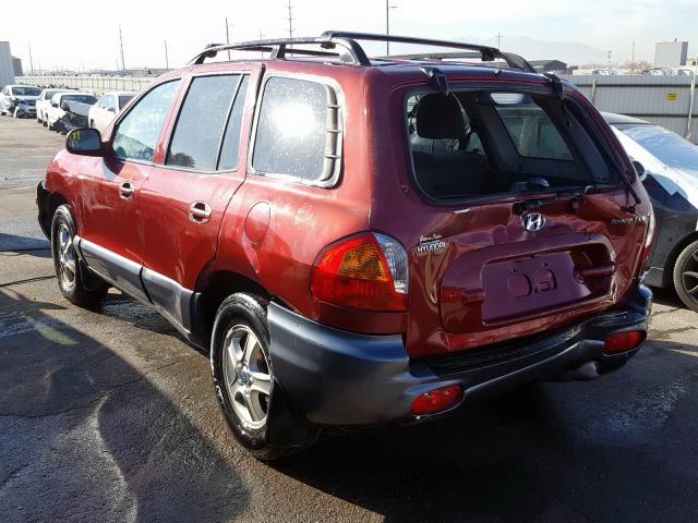 hyundai santa fe 2002 vin km8sb12b52u313091