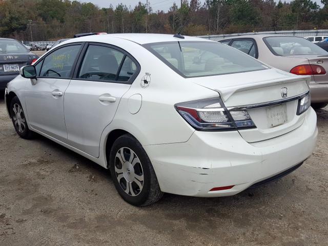 2013 HONDA CIVIC HYBR 19XFB4F20DE203018