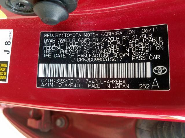 2011 Toyota Prius 1 8l 4 Zum Verkauf In Conway Ar Auktionsnummer 56356189
