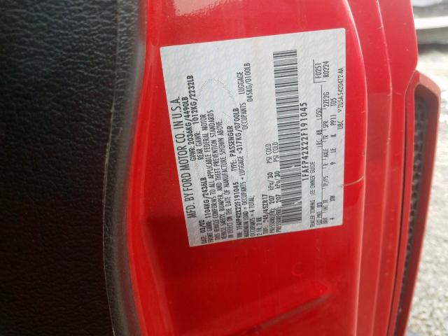 2002 Ford Mustang Gt VIN: 1FAFP42X22F191045 Lot: 42747820