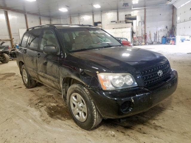 toyota highlander 2003 vin jtegd21a330047805