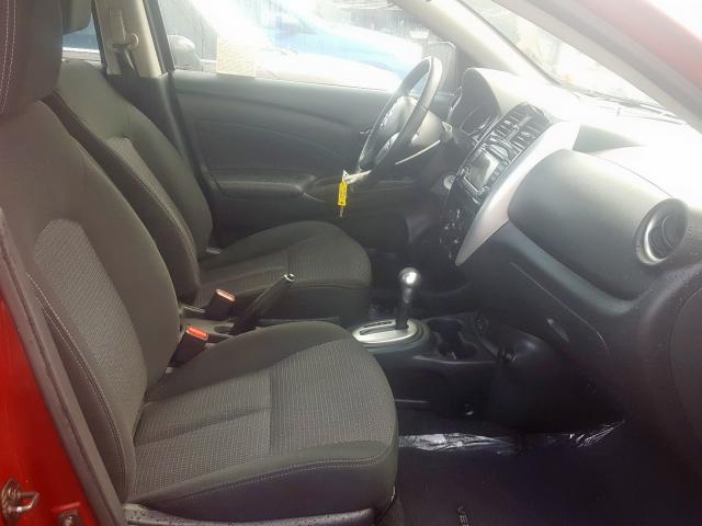  NISSAN VERSA 2018 Бургунді