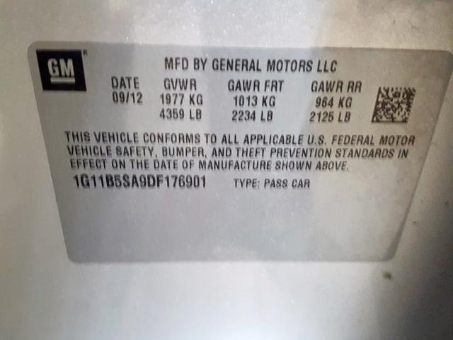 1G11B5SA9DF176901