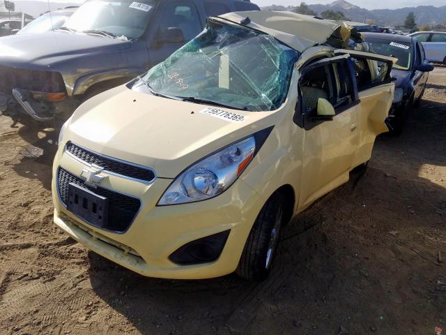 chevrolet spark 2013 vin kl8cd6s92dc582549