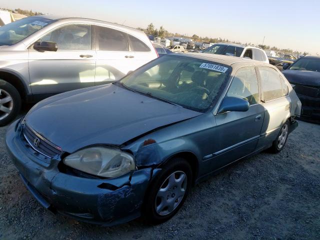Salvage Certificate 2000 Honda Civic Ex Sedan 4d 1 6l 4 For Sale