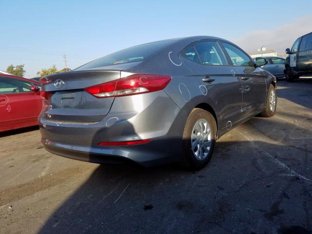  HYUNDAI ELANTRA 2018 Угольный