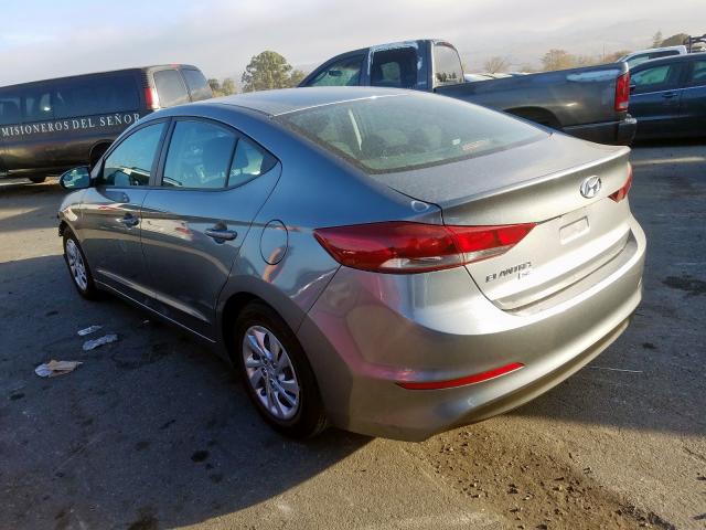  HYUNDAI ELANTRA 2018 Угольный