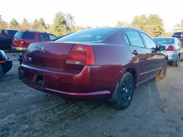mitsubishi galant 2006 vin 4a3ab56f16e018894