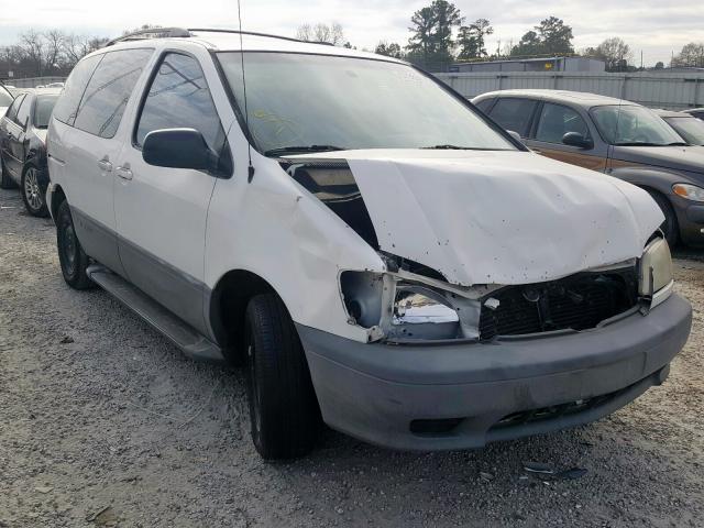 toyota sienna 2001 vin 4t3zf13c61u345550