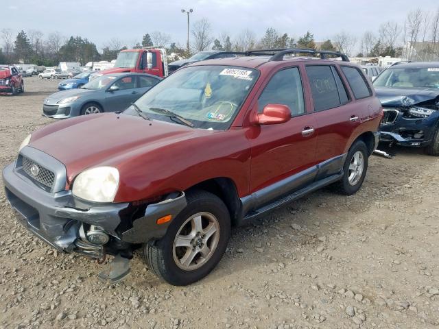 hyundai santa fe 2004 vin km8sc73ex4u843908