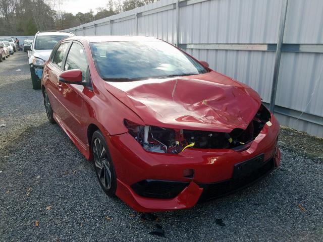 toyota corolla im 2017 vin jtnkarjexhj536542