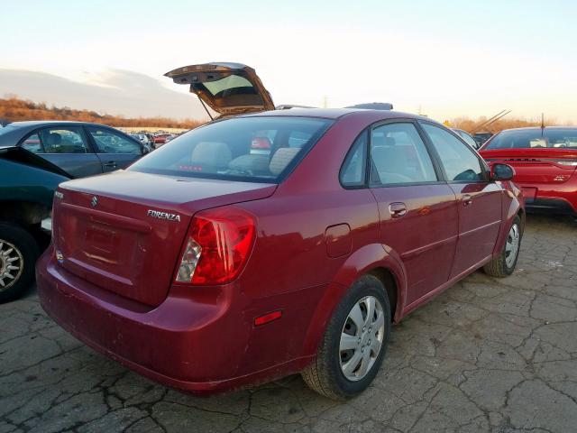 suzuki forenza 2004 vin kl5jd52z44k050174