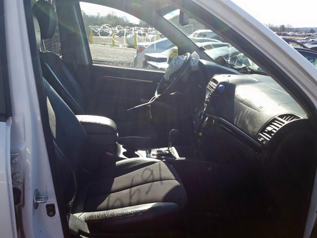 hyundai santa fe 2011 vin 5xyzhdag0bg007742