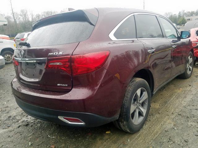 2015 ACURA MDX 5FRYD4H25FB027921