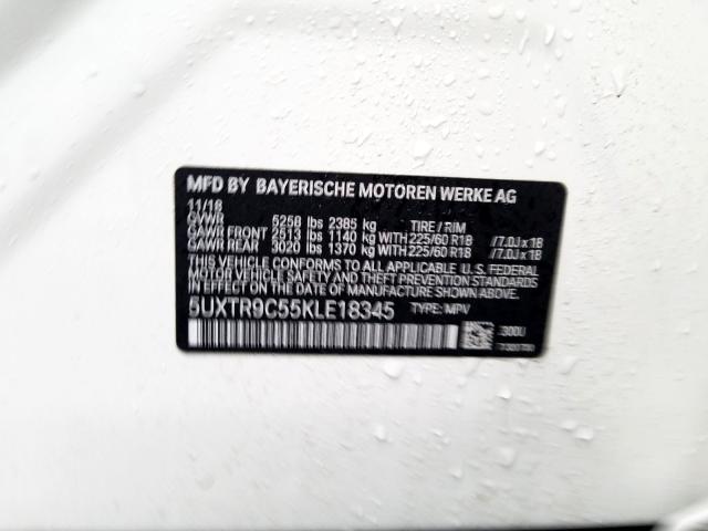 5UXTR9C55KLE18345