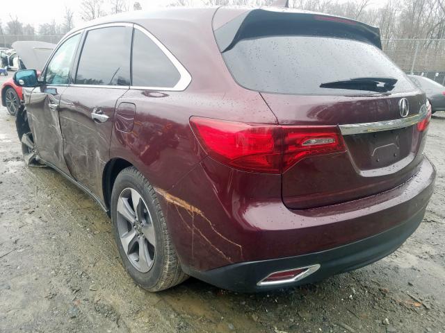2015 ACURA MDX 5FRYD4H25FB027921
