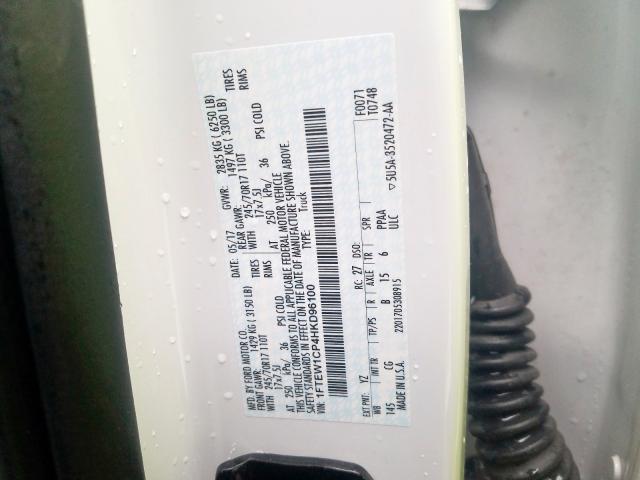 2017 FORD F150 SUPER 1FTEW1CP4HKD96100