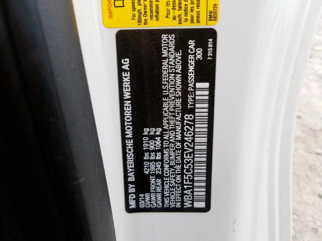 2014 BMW 228 I WBA1F5C53EV246278