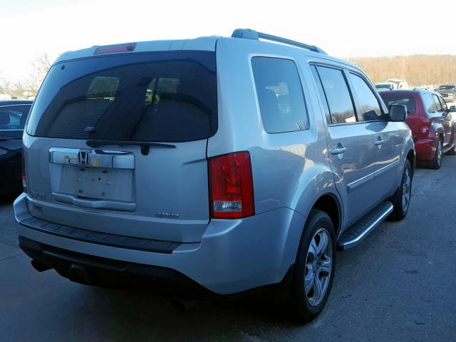 VIN 5FNYF4H61EB020154 2014 Honda Pilot, Exl no.4