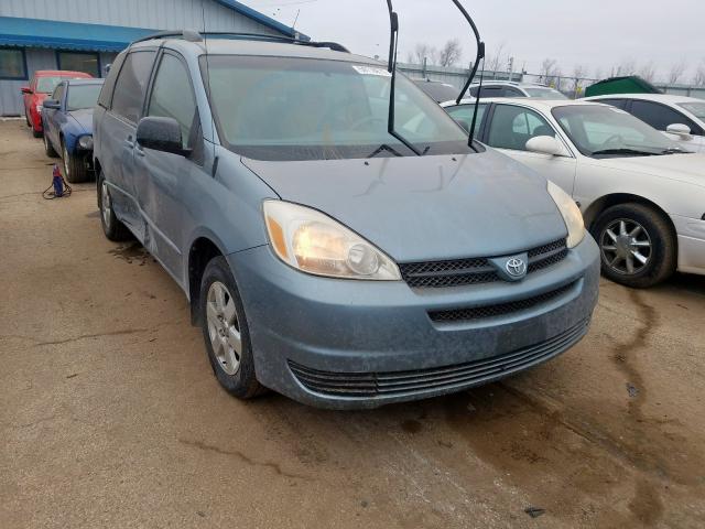 toyota sienna 2004 vin 5tdza23cx4s209173