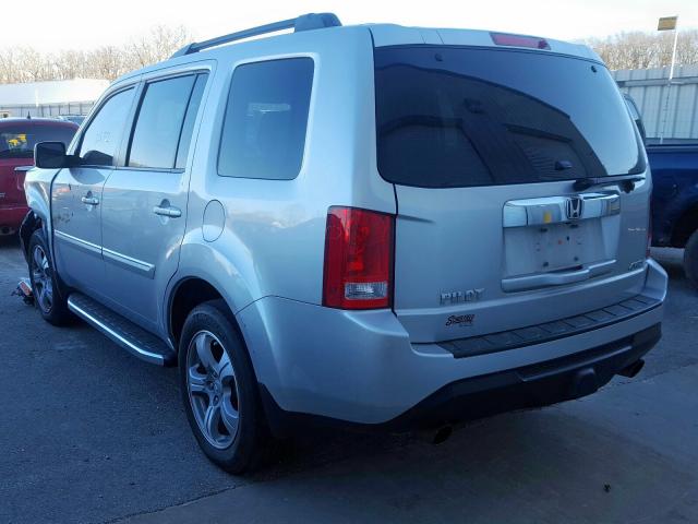 VIN 5FNYF4H61EB020154 2014 Honda Pilot, Exl no.3