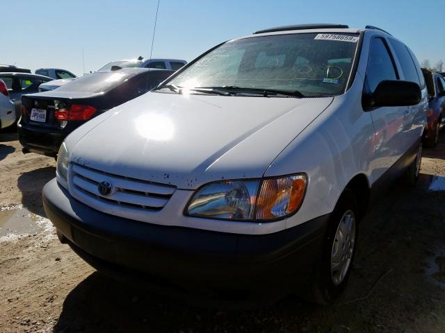 toyota sienna 2003 vin 4t3zf19c13u554611
