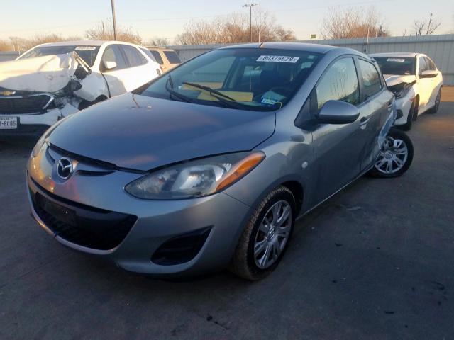 mazda mazda2 2014 vin jm1de1kz2e0182702