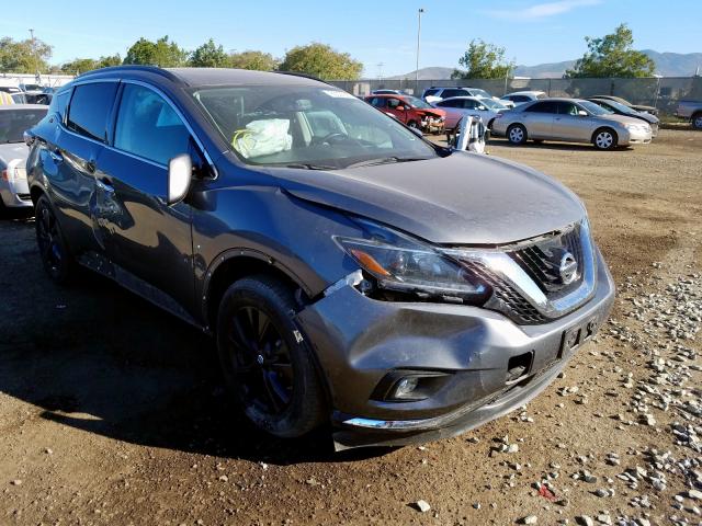 nissan murano 2018 vin 5n1az2mg5jn154815