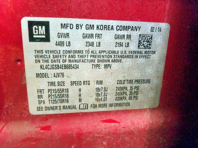 KL4CJGSB4EB685434