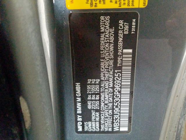 WBS3U9C53GP969251