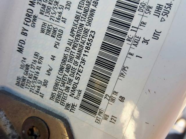 2015 FORD TRANSIT CO NM0LS7E73F1185523