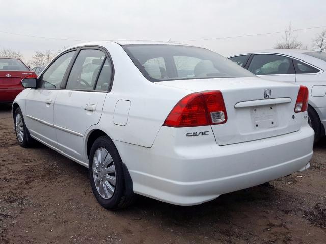 honda civic 2005 vin 2hges16545h559953