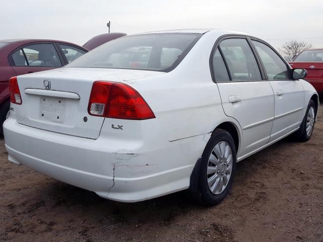 honda civic 2005 vin 2hges16545h559953