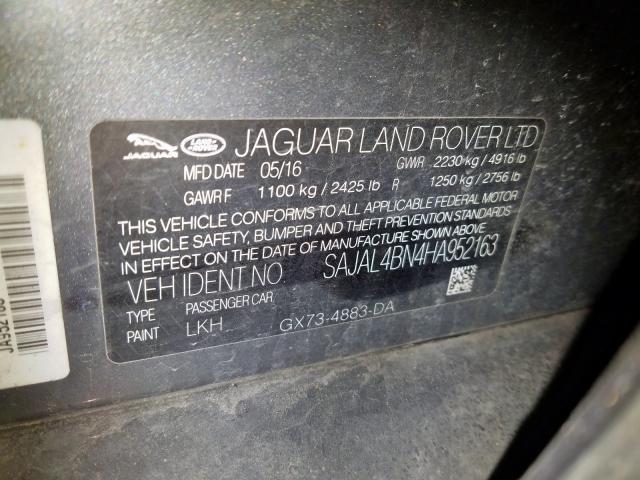 2017 JAGUAR XE R - SPO SAJAL4BN4HA952163