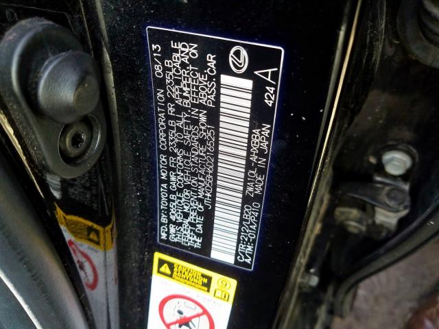 2013 LEXUS CT 200 JTHKD5BH6D2165251