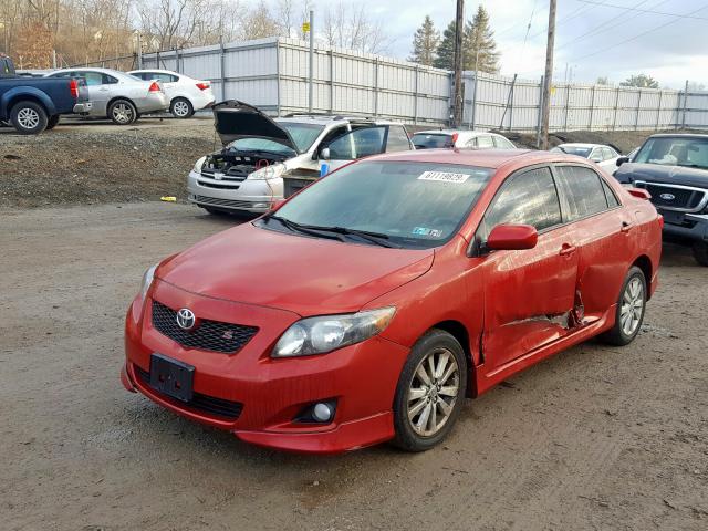 toyota corolla 2010 vin 1nxbu4ee2az372440