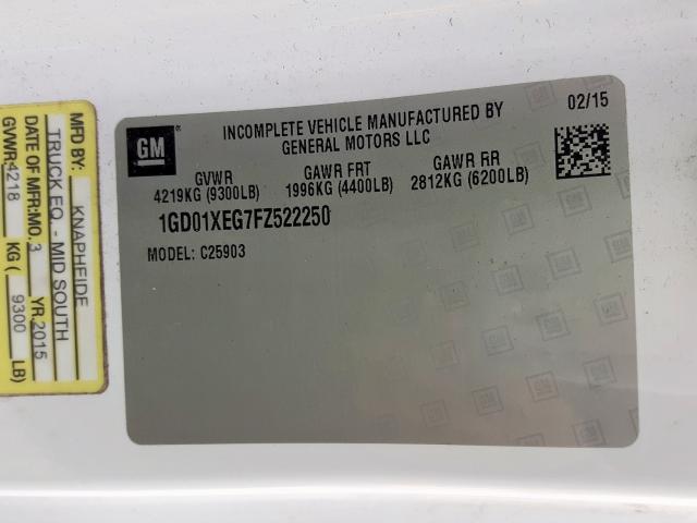 2015 GMC SIERRA C25 1GD01XEG7FZ522250
