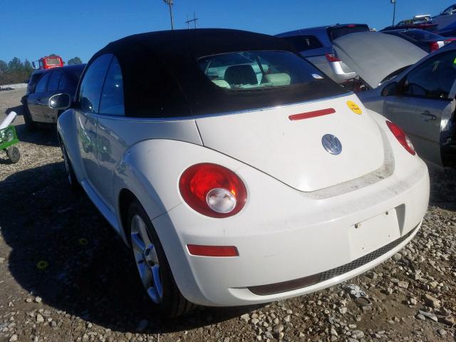 volkswagen beetle 2007 vin 3vwff31yx7m409562